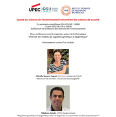 Séminaire scientifique OSU-EFLUVE/IMRB - Diversité des modèles de régulation génétique et épigénétique
